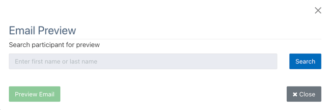 Email Template-Email Preview modal